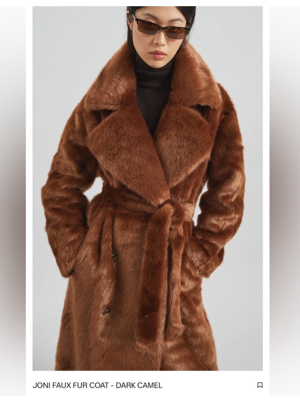 The  Frankie Shop | Joni Faux Fur Coat | M